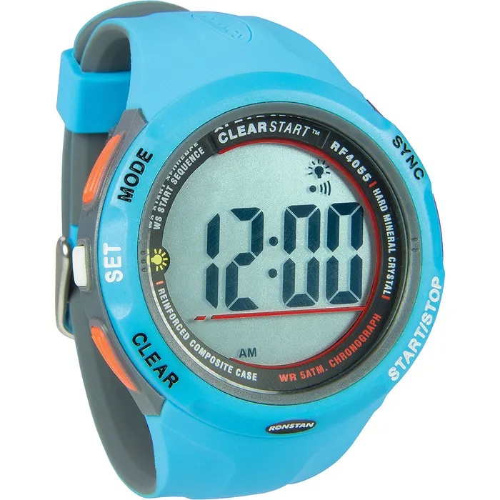 Ronstan Clearstart Sailing Watch - RF4055B 50mm Blue - Click Image to Close